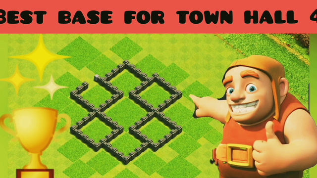 Best base for town hall 4 in clash of clans