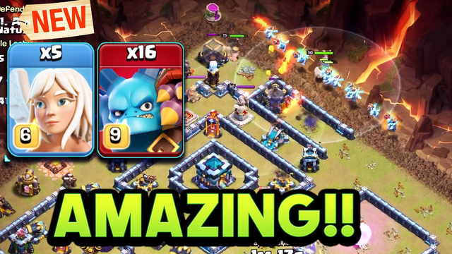 New!! Amazing Super Minion & Any Grounds Attack TH13 War 3 Star in Clash of Clans