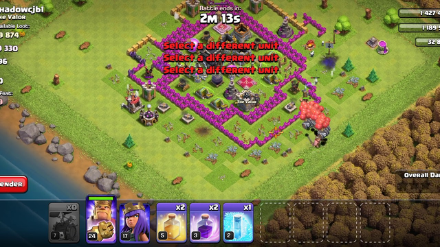 3 star with skeleton barrel /// # CLASH OF CLANS