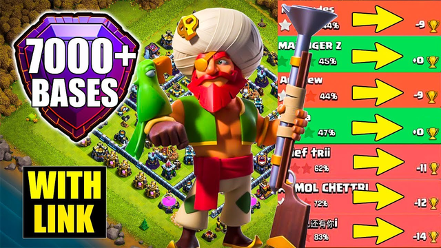 Th13 Anti 2 Star Legend League Base With Link || Top 5 Trophy Legend Bases 2020 || Clash of Clans