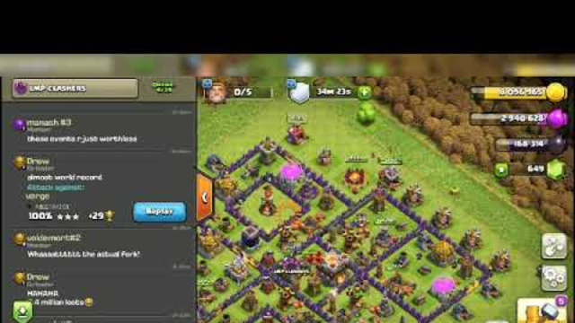 CLASH OF CLANS ALMOST THE WORLD RECORD LOOT