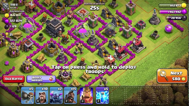 Second video of clash of clans getting better and better grinding all day