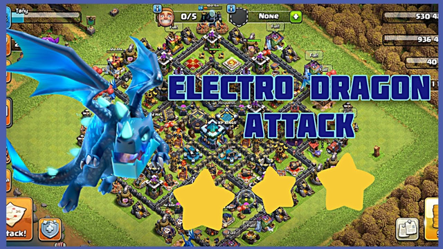 Electro Dragon Overpowered Attack | Clash Of Clans | Dark_Lords |