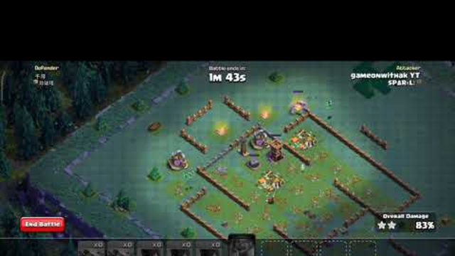 #1315 | COC Builder Hall 7 | Good Attack | Attack on BH 8 | COC Attack Strategy | Clash Of Clans | G