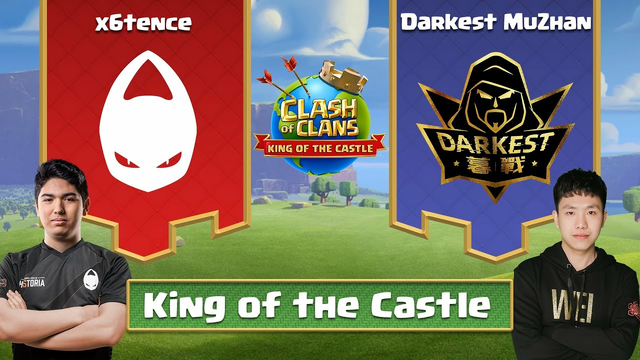 [GER] x6tence vs Darkest MuZhan | King of the Castle MATCH | Clash of Clans LIVE