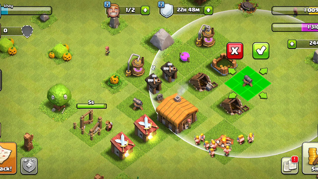 In the beginning clash of clans