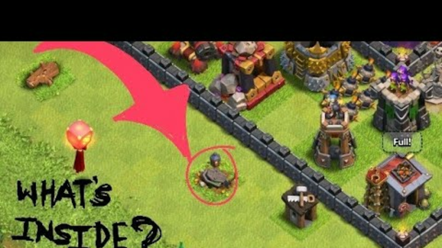 What is inside the vacant tomb in clash of clans