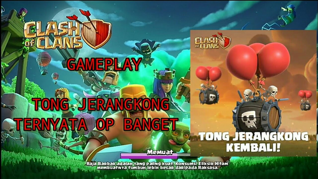 GAMEPLAY TONG JERANGKONG!!! CLASH OF CLANS  INDONESIA
