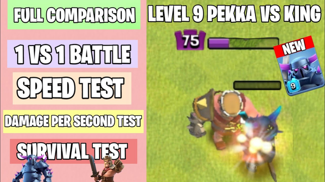 The Rivalry between Pekka and King | Full Comparison | Clash of clans
