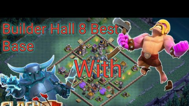 #Clashofclans #Builderhall8 #Attack #basedesign Builder Hall 8 Best Base With best attack strategy