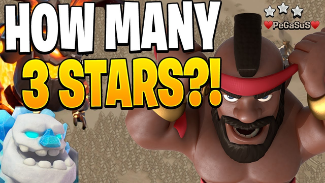 HOW MANY 3 STARS CAN I GET IN WAR?! - Clash of Clans