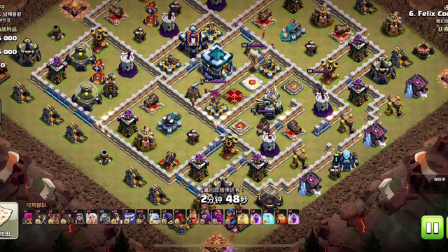 Clash of clans 3 star Townhall 13 with Hybrid 2020.10.24