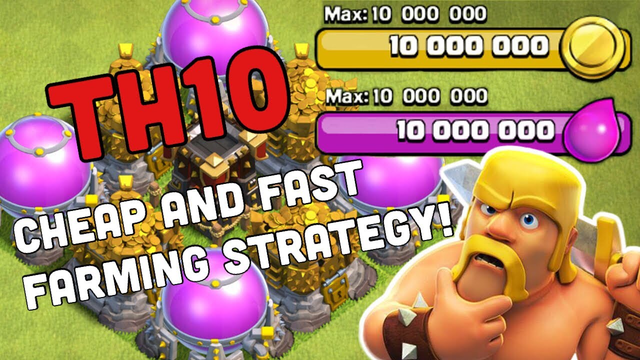 Clash of Clans | TH10 Farming Attack Strategy | Cheap, Easy and Fast Farming Attack Strategy BARCH??