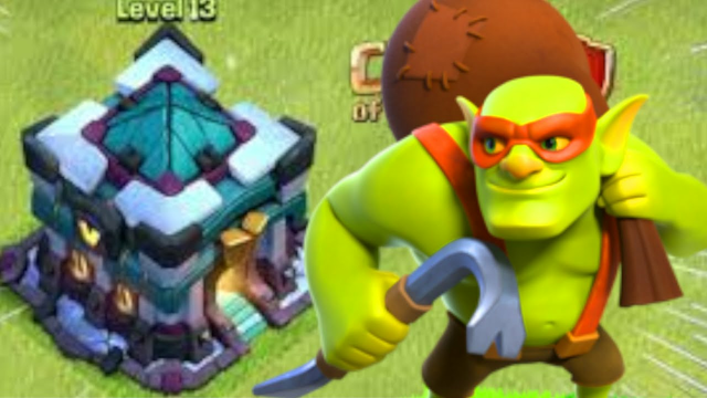 Sneaky Goblin/Quad Quake farming on the Town Hall 13!!! CLASH OF CLANS