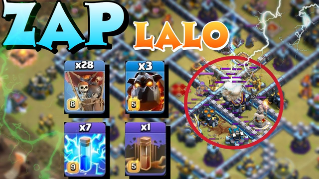 *ZAP LALO* Th13 Zap Lava Loon War Attack Strategy 2020 | Clash Of Clans