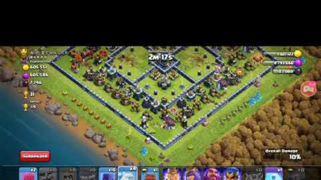 Coc live streaming and base visiting