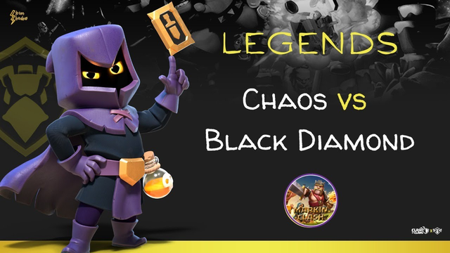 HOLOWIWI LEAGUE LEGENDS CV11 | CHAOS vs BLACK DIAMOND | CLASH OF CLANS!!