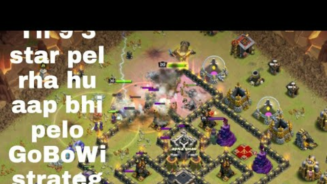 Th 9 war attacks GoBoWi strategy Op|Clash of Clans|AK GAMING