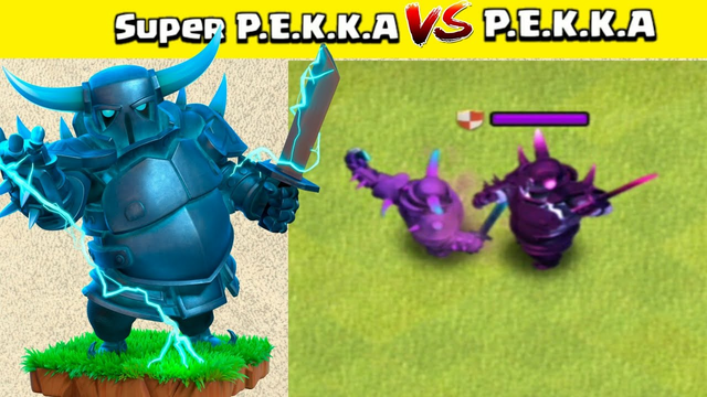 Super pekka vs pekka funny attack in Clash of clan // Coc private server // funny moment in coc