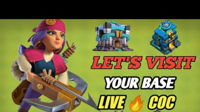 Coc Live Let Visti Your Base  Come And Enjoy With Pencilgaming