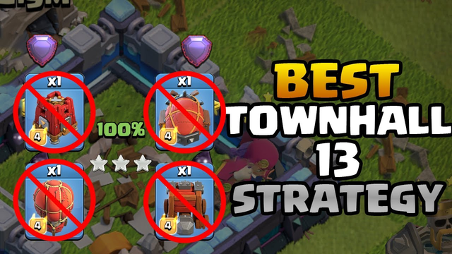 THIS Strategy does NOT Need a Clan Castle | BEST TH 13 Strategy | #clashofclans
