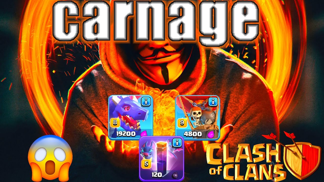 CLASH OF CLANS | CARNAGE!! DRAGBALBAT!!