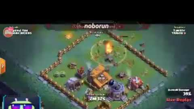my first stream of clash of clans