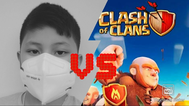 Clash of Clans with FACECAM .