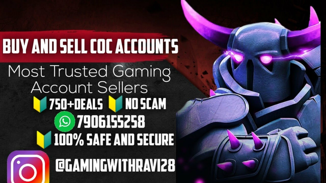 Sell And Buy Coc Ids || Best Coc Seller || 100% Safe And Secure