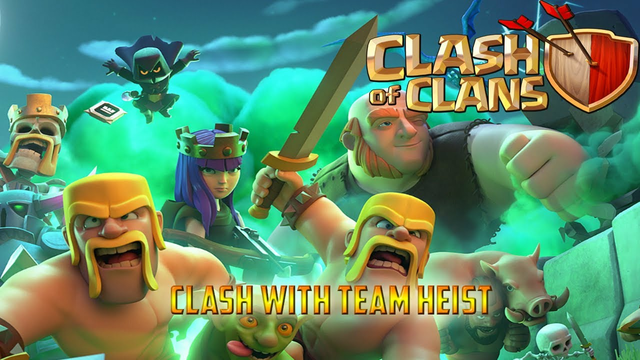 Clash of clans live stream | clan games challenge | Fun with TEAM HEIST |