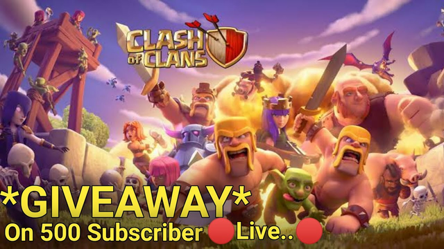 *GIVEAWAY*New Updates Live.|#Let's play #coc Clash of clans | JUST CHATTING | Join Discord