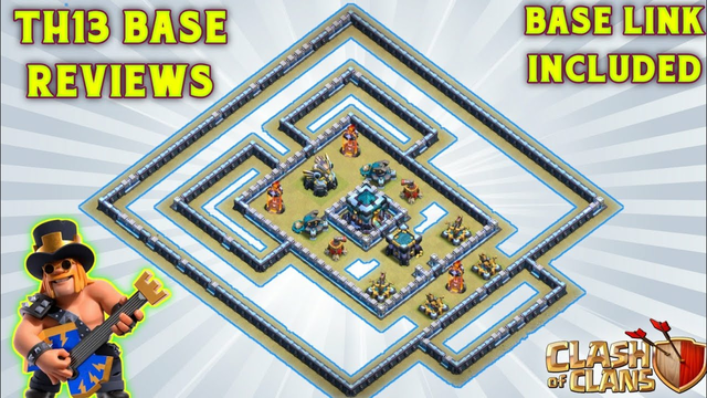 Town Hall13 Hybird/Trophy Base 2020 | TH13 Trophy Base Design - Clash Of Clans