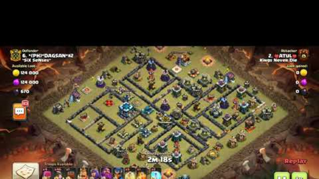 Minor 3 star TH 13 attack strategy | Clash of clans | #TeamCharlie
