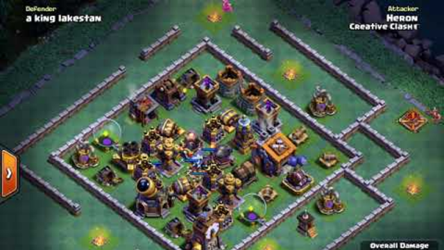 BH9 - Attack Strategy - 2x Pekka, 2x Carts, Giants, Barbarians - Clash of Clans - Builder Base