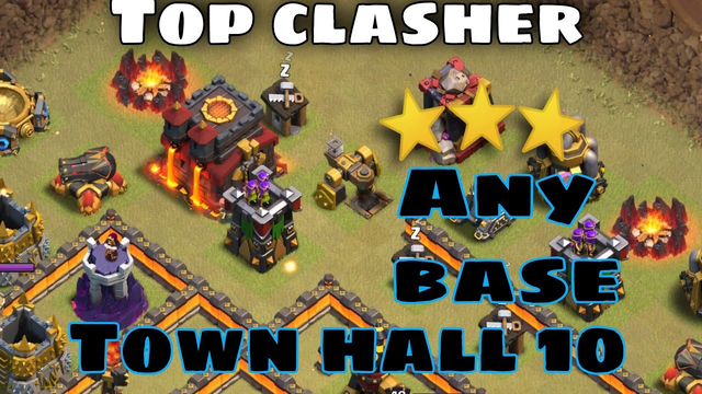 TH10  (Town Hall 10) New Mega| New Attack  Strategy Zap Gibowitch |  Clash of clans