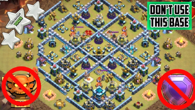 Common Th13 Hybrid Cwl War Base 3 star | Don't use this Th13 Base #35 | How to 3 Star | COC Sundar