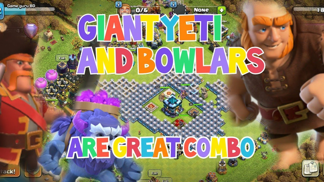 giants yeti and bowlars are great combo for th 13 in clash of clans