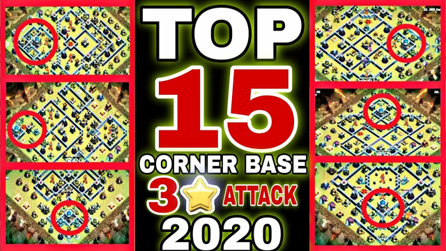 *Corner Base* 2020 MOST POPULAR CORNER WAR BASE 3 STAR ATTACK STRATEGY | Clash Of Clans