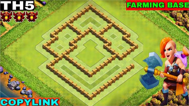 Best Th5 Farming Base | Farming Base With Copy Link | Town Hall 5 Base Link | Clash Of Clans | Coc