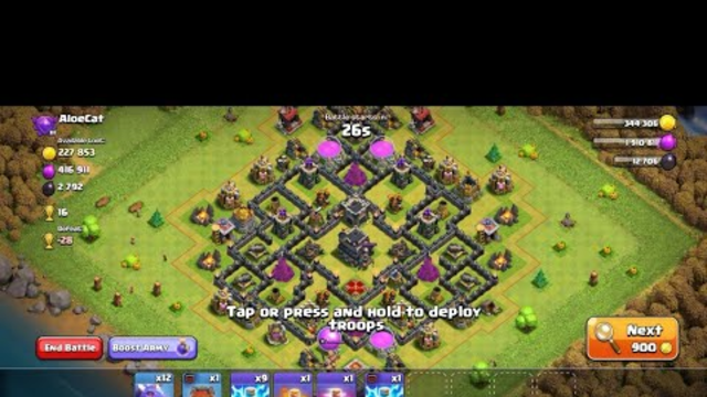 clash of clans  can I survive with my troops