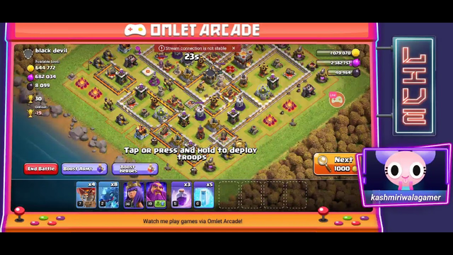 Clash of Clans / Fastest Attack Town hall 11 max