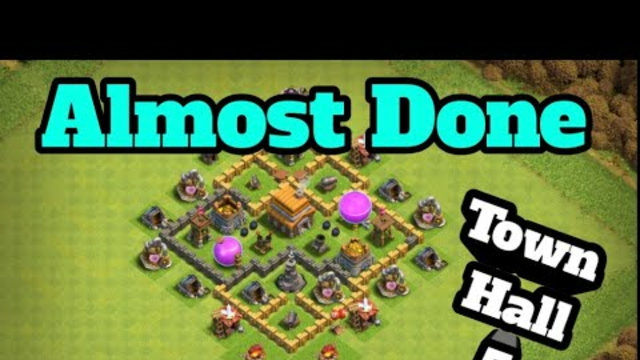 Almost DONE!!! Town Hall 5 Free to Play  (Clash of Clans)