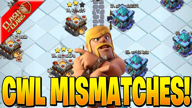 HOW TO DEAL WITH CWL MISMATCHES! - Clash of Clans