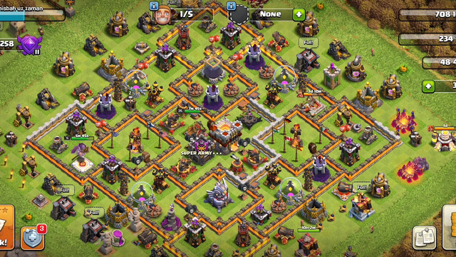 clash of clans base view