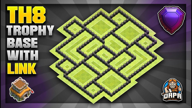 *THIS IS THE BEST TH8 BASE DESIGN!* INSANE TH8 Trophy Base Design 2020 - Clash Of Clans