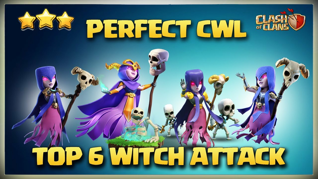6 Types of Witch Attack - Th12 Super Witch Attack - Th12 Zap GoBoWitch - Th12 BoWitch & Lot More Coc