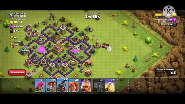 CLASH OF CLANS GAMEPLAY | Hog - Valkrye- Balloon Attack | Safish Plays