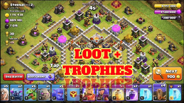 TH 10vs11 | Titan League | 1M+ Gold & Elixer loot | Clash Of Clans | 2020