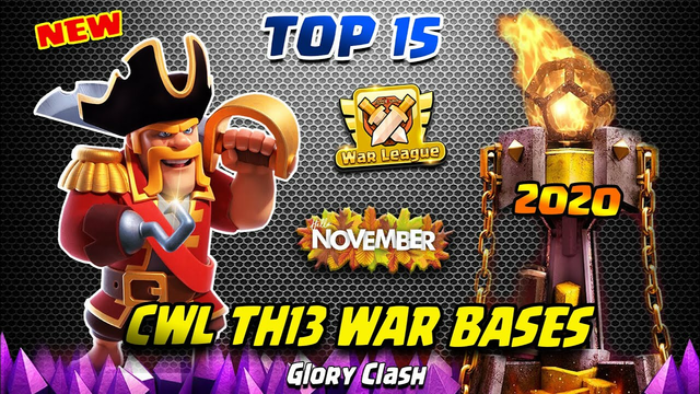 *November* TOP 15 Th13 CWL War Bases WITH LINK /Town Hall 13 Base WITH Copy LINK/Clash of clans #646