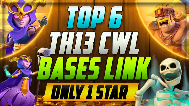 Th13 Base For CWL/WAR Anti 2 Star With Link 2020 | Top 6 Town Hall 13 Base Link | Clash of Clans